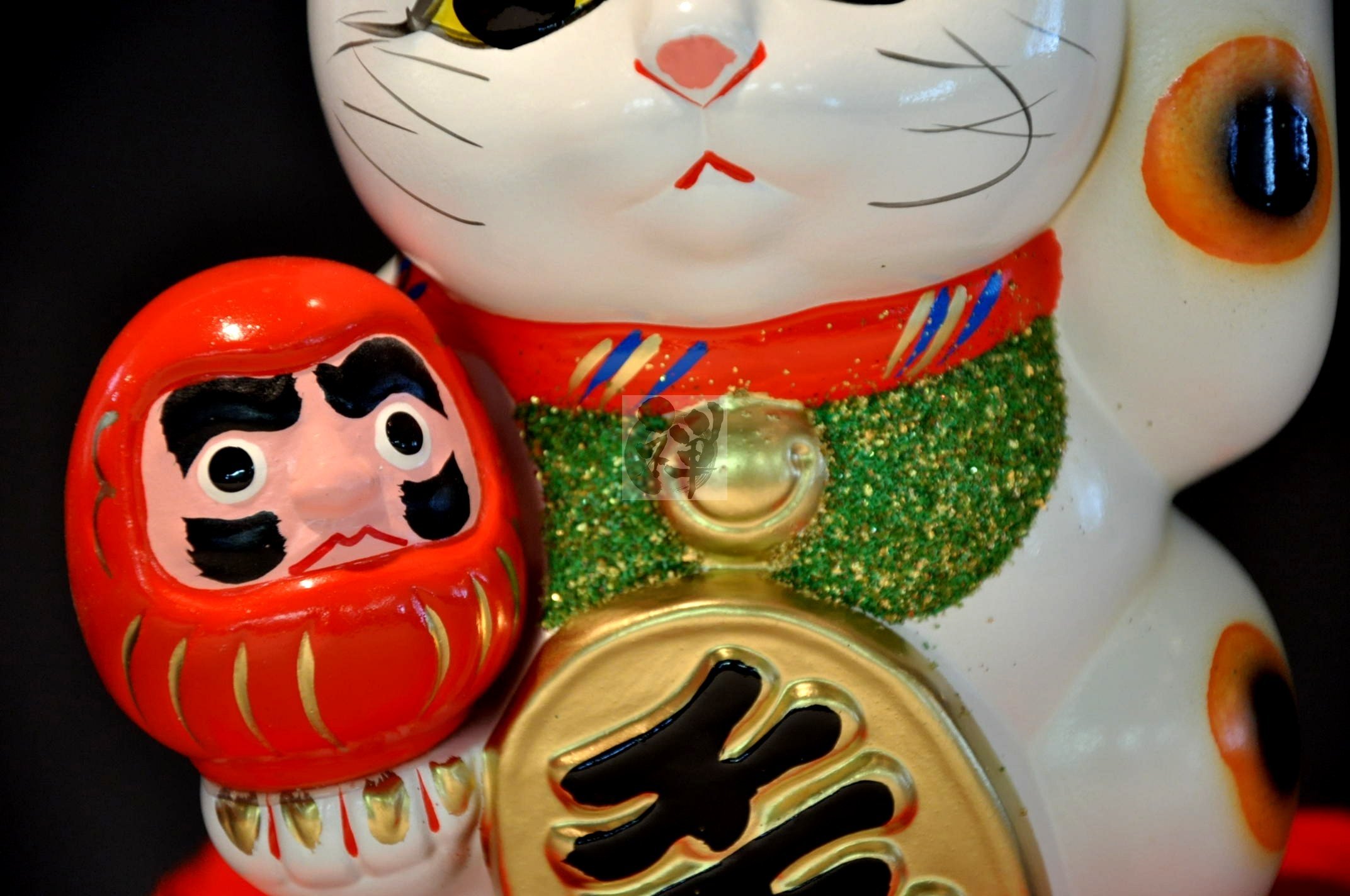 ポンポン様8【1806】テラヘルツ 招き猫 ダルマ